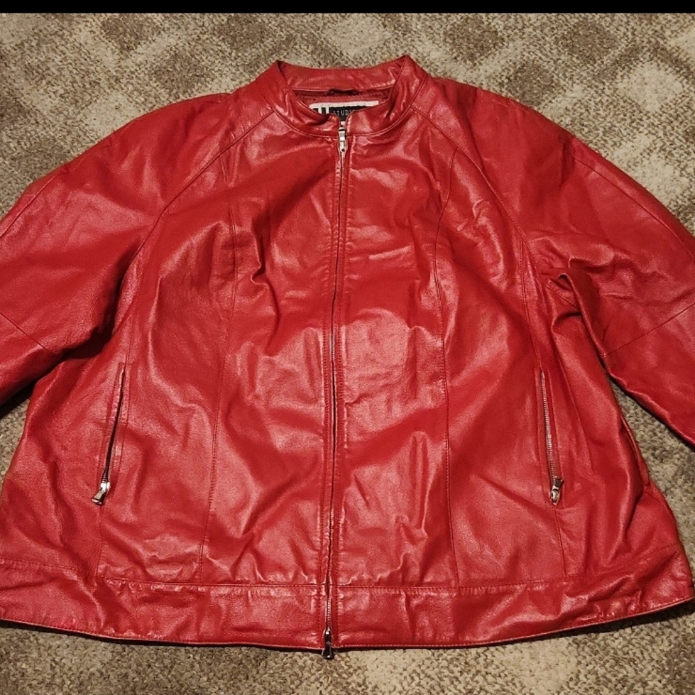 Womens leather jacket